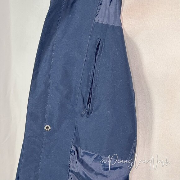 Nordic Outdoor Snap Front Rain Jacket Size M Navy - Picture 6 of 14